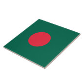 Flagge Bangladeschs (Bangladesch) Fliese (Seite)