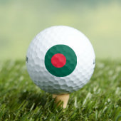 Flagge Bangladeschs (Bangladesch) Golfball (Insitu T-Shirt)