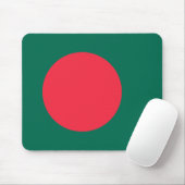 Flagge Bangladeschs (Bangladesch) Mousepad (Mit Mouse)