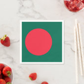 Flagge Bangladeschs (Bangladesch) Serviette (Beispiel)