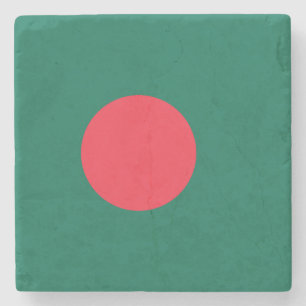 Flagge Bangladeschs (Bangladesch) Steinuntersetzer
