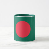 Flagge Bangladeschs (Bangladesch) Tasse (Zentrum)