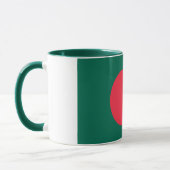 Flagge Bangladeschs (Bangladesch) Tasse (Links)
