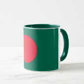 Flagge Bangladeschs (Bangladesch) Tasse (VorderseiteRechts)