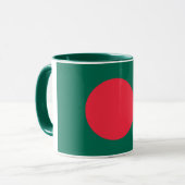 Flagge Bangladeschs (Bangladesch) Tasse (Vorderseite Links)