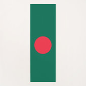 Flagge Bangladeschs (Bangladesch) Yogamatte (Vorderseite)