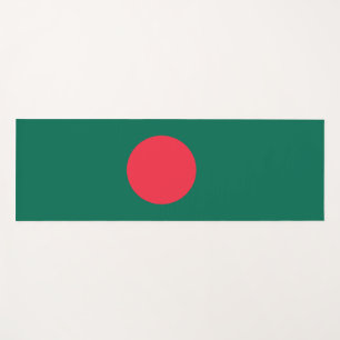 Flagge Bangladeschs (Bangladesch) Yogamatte