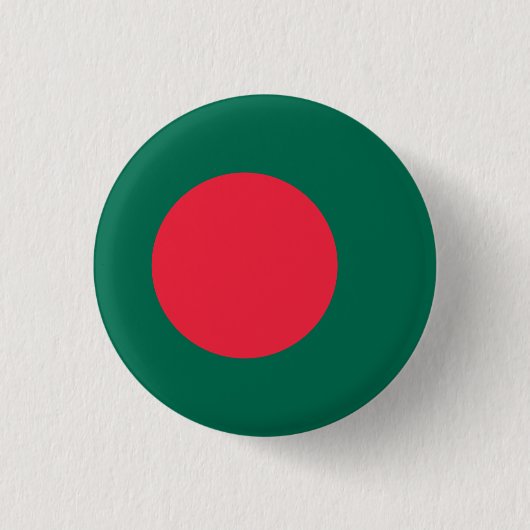 Flagge Bangladeschs Button (Vorderseite)