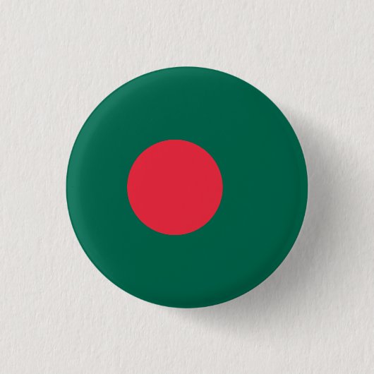 Flagge Bangladeschs, Flagge Bangladeschs Button (Vorderseite)