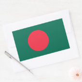 Flagge Bangladeschs, Flagge Bangladeschs Rechteckiger Aufkleber (Umschlag)