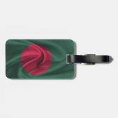 Flagge Bangladeschs Gepäckanhänger (Rückseite horizontal)