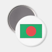 Flagge Bangladeschs Magnet (Vorderseite/Rückseite)