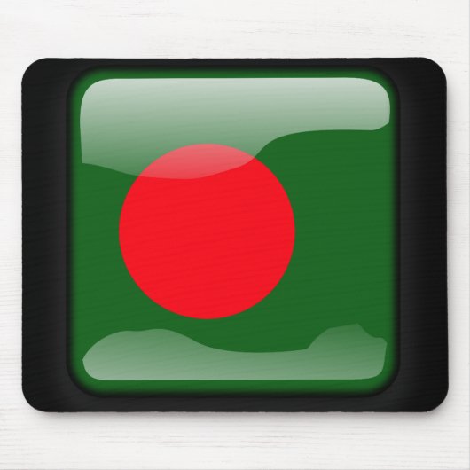 Flagge Bangladeschs Mousepad (Vorne)