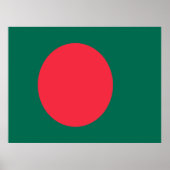 Flagge Bangladeschs Poster (Vorne)