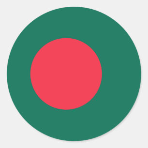 Flagge Bangladeschs Runder Aufkleber