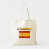 Flagge Barcelona Spanien Tragetasche (Vorne)