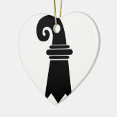 Flagge Basels, die Schweiz Keramik Ornament (Links)