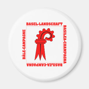 Flagge Basels Landschaft die Schweiz Magnet