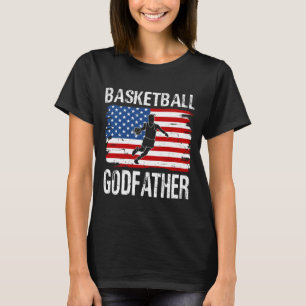 Flagge Basketball GODFATHER USA T-Shirt