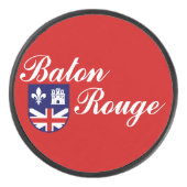 Flagge Baton Rouge, Louisiana Hockey Puck (Vorderseite)