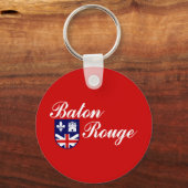Flagge Baton Rouge, Schlüsselanhänger Louisiana (Vorderseite)