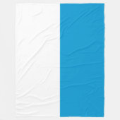 Flagge Bayerns (deutscher Staat) Fleecedecke (Vorderseite)