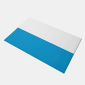 Flagge Bayerns (deutscher Staat) Fußmatte (Schrägansicht)