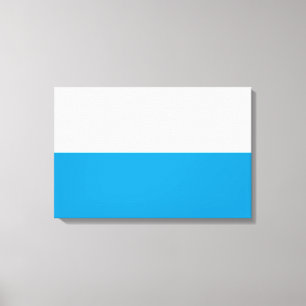 Flagge Bayerns (deutscher Staat) Leinwanddruck