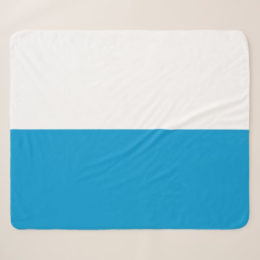 Flagge Bayerns (deutscher Staat) Sherpadecke (Vorderseite (Horizontal))