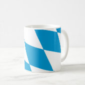 Flagge Bayerns, DEUTSCHLAND Kaffeetasse (VorderseiteRechts)