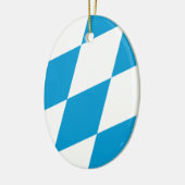 Flagge Bayerns, DEUTSCHLAND Keramik Ornament (Links)