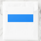 Flagge Bayerns Rechteckiger Aufkleber (Tasche)