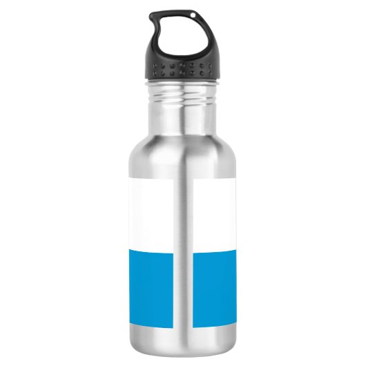 Flagge Bayerns Wasserflasche aus Edelstahl (Rückseite)