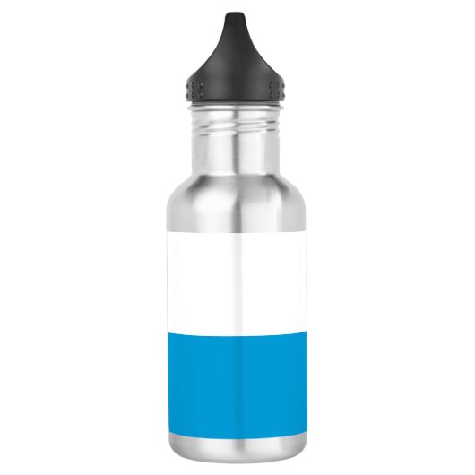 Flagge Bayerns Wasserflasche aus Edelstahl (Links)