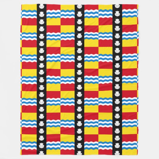 Flagge Bedfordshire Fleece Blanket (Vorderseite)