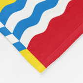 Flagge Bedfordshire Fleece Blanket (Ecke)