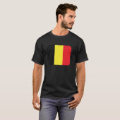 Flagge Belgien T-Shirt (Vorne ganz)