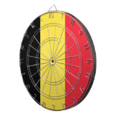 Flagge Belgien Tricolore Dartscheibe (Vorderseite rechts)