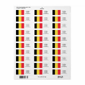 Flagge Belgiens (Vorne)
