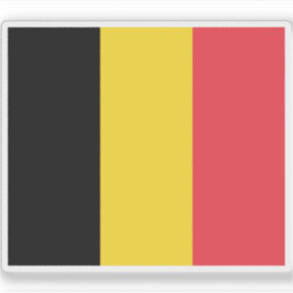 Flagge Belgiens Aufkleber