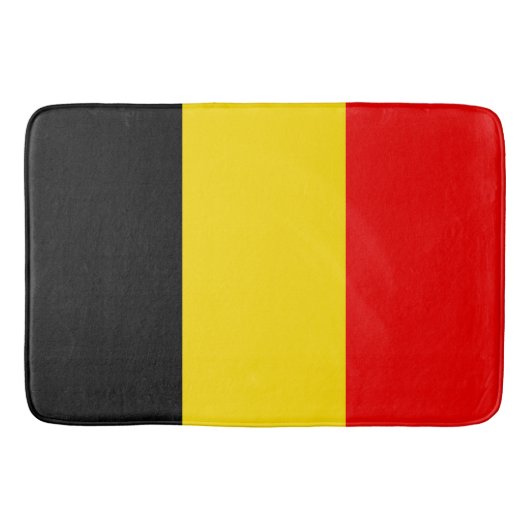 Flagge Belgiens Badematte (Vorderseite)