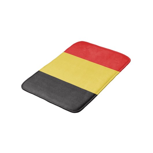Flagge Belgiens Badematte (Schrägansicht)