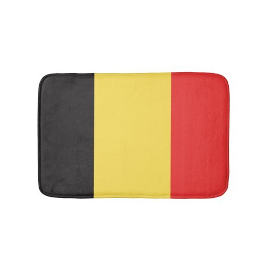 Flagge Belgiens Badematte (Vorderseite)
