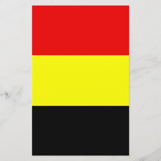 Flagge Belgiens Briefpapier (Vorderseite)