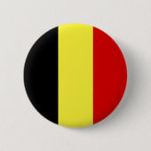 Flagge Belgiens Button (Vorderseite)