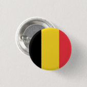 Flagge Belgiens Button (Vorne & Hinten)