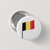 Flagge Belgiens Button (Vorne & Hinten)