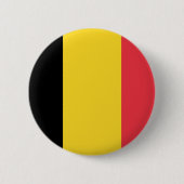 Flagge Belgiens Button (Vorderseite)