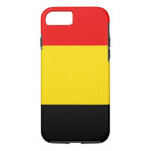 Flagge Belgiens Case-Mate iPhone Hülle (Rückseite)