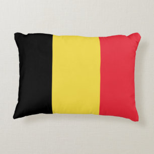 Flagge Belgiens Dekokissen